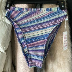 Frankie's Bikinis Jeanette Lurex top